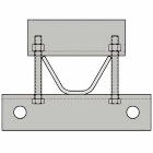 ROHN RSL TOWER DISH TIE BACK ASSEMBLY RSLTBA