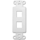 Two Port Keystone Decora Style Insert Strap