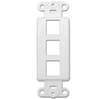 Three Port Keystone Decora Style Insert Strap