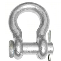 5/8" inch Round Pin Anchor Shackle Hot Dip Galvanized