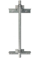 WM-DM2 Antenna Mast Wall Mount Bracket Assembly for 2" OD Mast