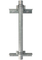 WM-DM4 Antenna Mast Wall Mount Bracket Assembly for 4" OD Mast