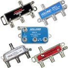 3-Way Cable TV Antenna Broadband Internet Splitters