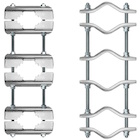 Three-Way Pipe to Pipe or Tower Pole Clamp Sets
