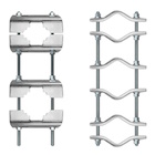 Three-Way Pipe to Pipe or Tower Pole Clamp Sets