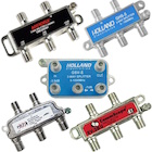 4-Way Cable TV Antenna Broadband Internet Splitters
