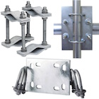 Mast Pole to Pole Crossover Perpendicular Mounts 