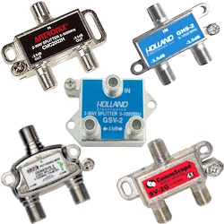 2-Way Cable TV Antenna Broadband Splitters