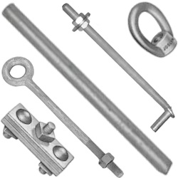 Eye Bolts Base-Bolts J-Bolts Base Eye Nuts Pier Pins