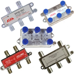 4-Way Satellite TV Splitter