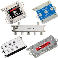 6-Way Cable TV Antenna Broadband Splitters