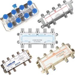 8-Way Satellite TV Splitter