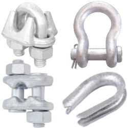 Wire Rope Thimbles Clamps Shackles