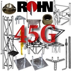 ROHN 45G Tower Base Plate, Shelf and Accessories