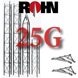 ROHN 25G Wall Bracketed Tower Complete Kits
