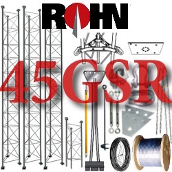 ROHN 45GSR Guyed Towers in Complete Pre-engineered Kits