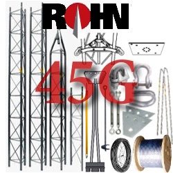 ROHN 45G Guyed Towers in Complete Pre-engineered Kits