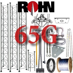 ROHN 65G Guyed Towers in Complete Kits