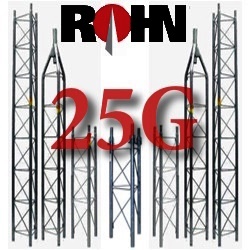 ROHN 25G Tower Sections and Embed Bases