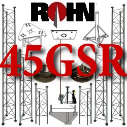 ROHN 45GSR Tower Sections, Plates and Embed Bases