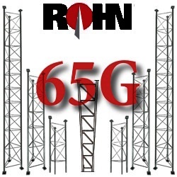ROHN 65G Tower Sections and Concrete Bases