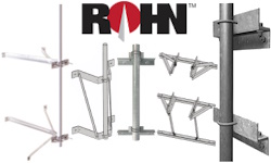 ROHN Antenna Mast & Pipe Wall Mounts