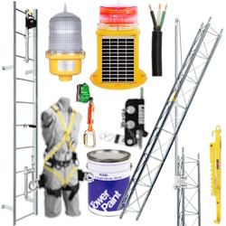 Tower Climbing Safety Lighting Systems Paint
