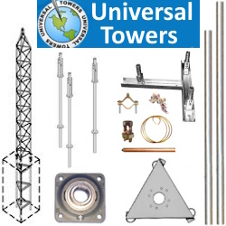 Universal Towers Aluminum Tower Kits Sections Mounts Parts
