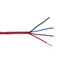 18/2FPLR-BOX C/18 AWG SOLID FPLR PVC - RED - 1000 FT