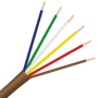 18AWG/6C Thermostat Wire Low Voltage Control Cable Brown