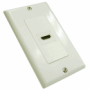 Single HDMI Port Decora Style Wall Plate