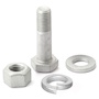 HDG Grade 5 Hex Bolt Assembly 3/8" x 1-1/4" inches