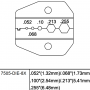  RG-58 & RG-59 Interchangeable Die for standard ratcheting crimper tools 