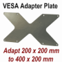 AP-1 400mm x 200mm VESA Adaptor Plate