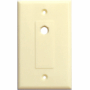 Single Port Off-Set Wall Plate Ivory