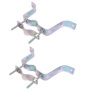 VMP BR-4-XD Antenna Wall Mount 4 inch W Style 3 inch Standoff Brackets