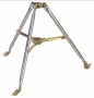 Heavy Duty Galvanized 3 Foot Satellite and HDTV Antenna Mast Tripod Roof Mount