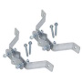 3S-WM-2 4 inch Antenna Mast Wall Mount Bracket 2 inch Standoff