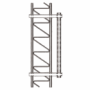 ROHN 65G Tower Side 2.375 inch O.D. Dish Mount R-KY509