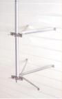 ROHN WM8D 8 inch Double Mount Antenna Mast Bracket