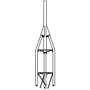 ROHN 45g Tower Section Top Cap R-45AG2