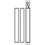 ROHN 45G 55G (3) Anti-Climb Base Tower Section Panels R-455ACL3