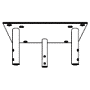 ROHN 25G Assembly Plate Top Beacon Plate R-APL25G