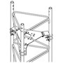 ROHN AS455G Antenna Rotor Accessory Shelf for 45G 45GSR 55G Tower