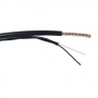 RG59/U95-S-DB RG59/U SIAMESE DIRECT BURIAL 20 AWG BC, 95% BRAID + 18/2 PWR- BLACK- 1000 FT