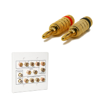 Speaker Connectors, Wall Plates and Accessories
