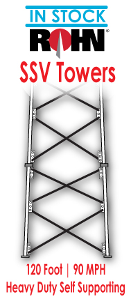 Rohn SSV Towers In Stock Now!