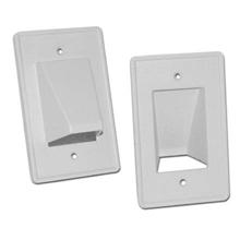 Arlington CED1BL-1 Cable Wall Plate Insert Vertical Black 