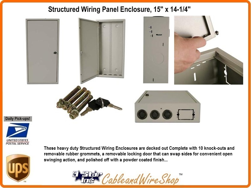 Structured Wiring Panel Wall Enclosure 29 3 Star Incorporated