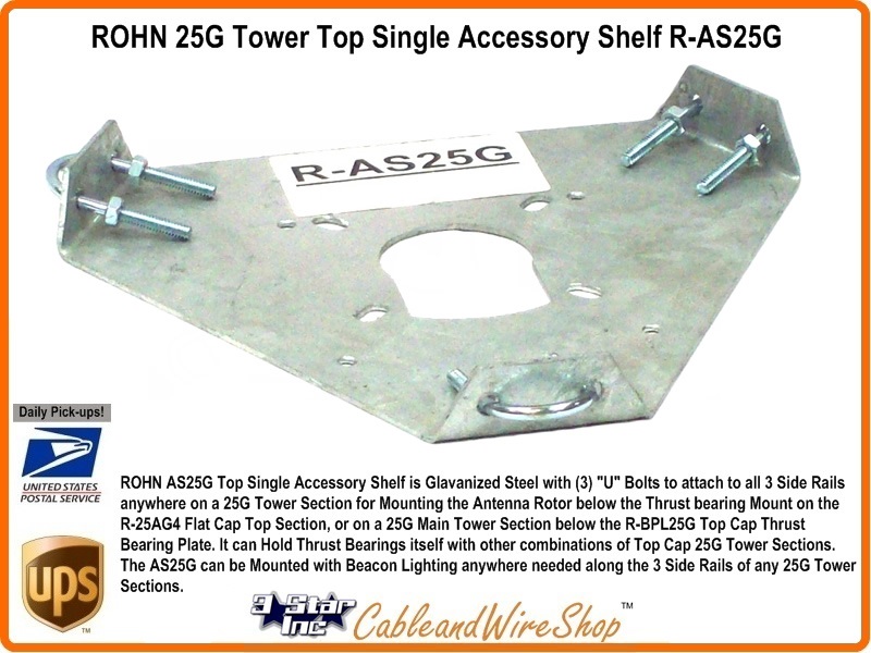 OEM Made AMERICAN TOWER ACCESSORY SHELF-ROTOR PLATE for 20 OR 25 style towers 
